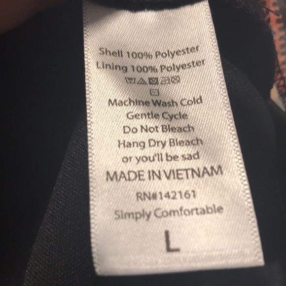 Lularoe Lola skirt, black with Aztec print, BNWT - Picture 5 of 5